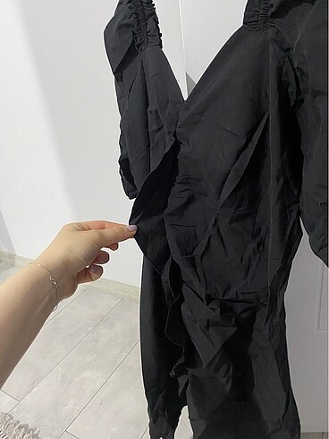 xl Beden siyah Renk Kısa elbise