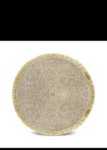 Altın Renkli İşlemeli Amerikan servis - Görsel 3