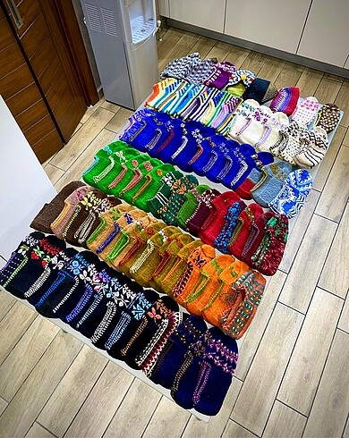 EL ÖRGÜSÜ VINTAGE PATİKLER - Görsel 5