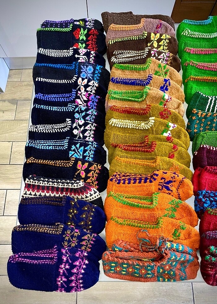 EL ÖRGÜSÜ VINTAGE PATİKLER - Görsel 2