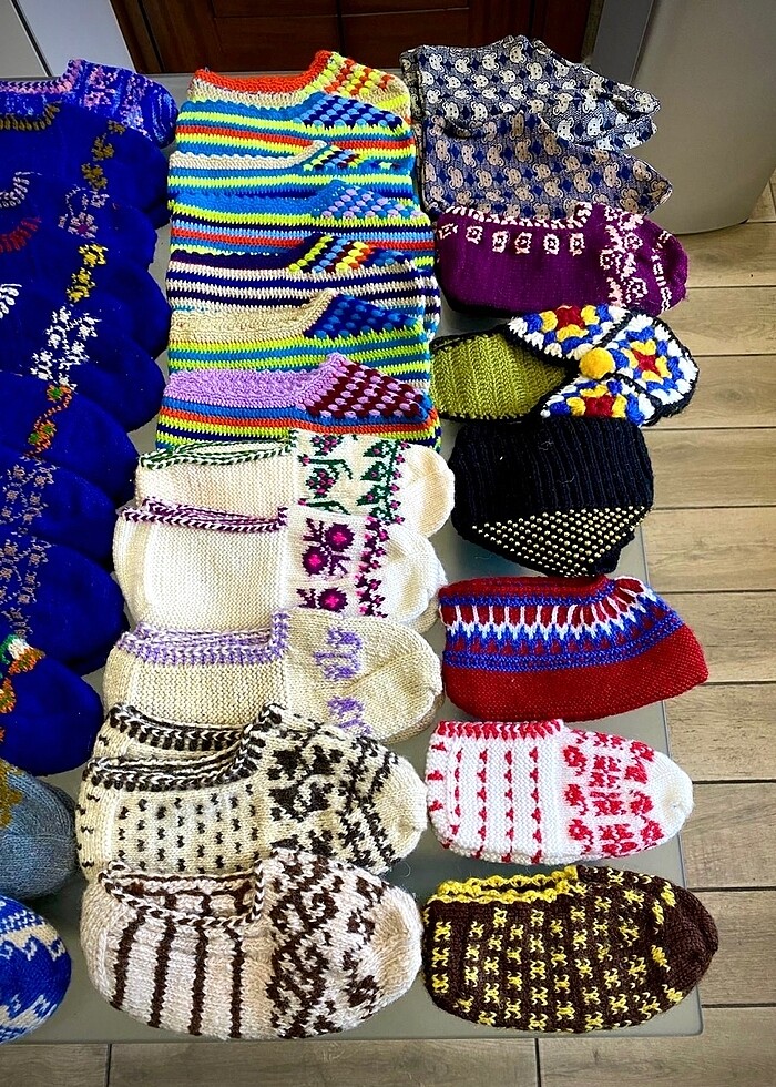 EL ÖRGÜSÜ VINTAGE PATİKLER - Görsel 4