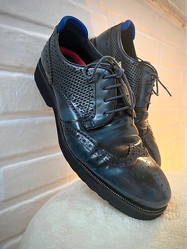 DAMAT TWEEN LACİVERT 0 DERİ AYAKKABI - Görsel 2