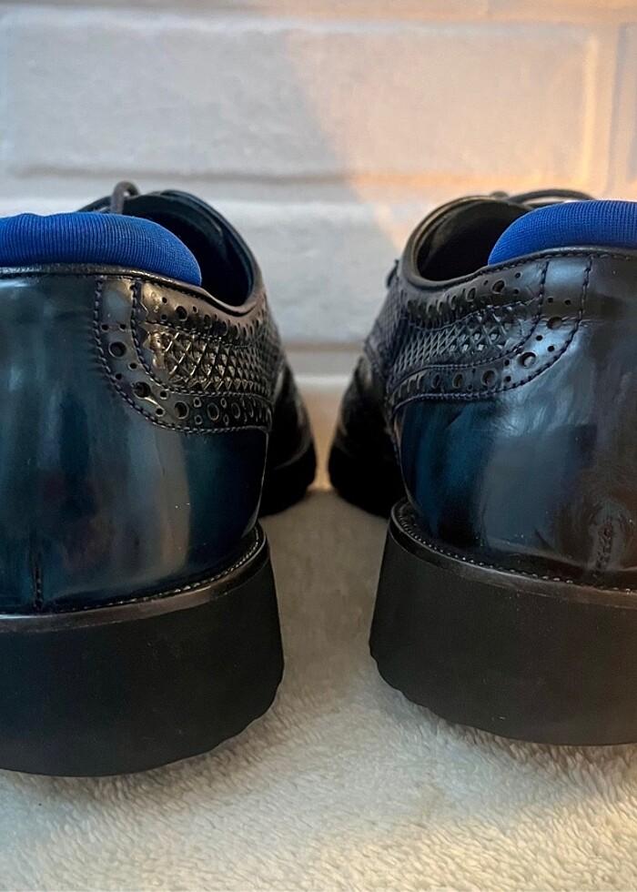 DAMAT TWEEN LACİVERT 0 DERİ AYAKKABI - Görsel 5