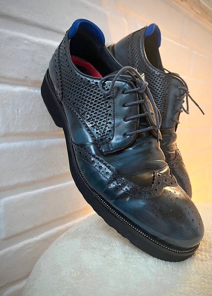 DAMAT TWEEN LACİVERT 0 DERİ AYAKKABI - Görsel 2