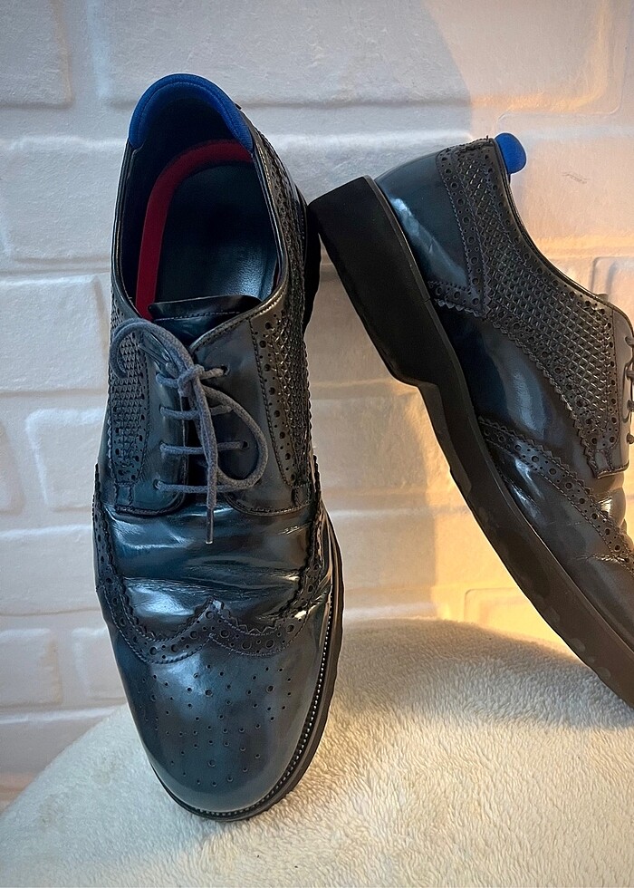 DAMAT TWEEN LACİVERT 0 DERİ AYAKKABI - Görsel 4