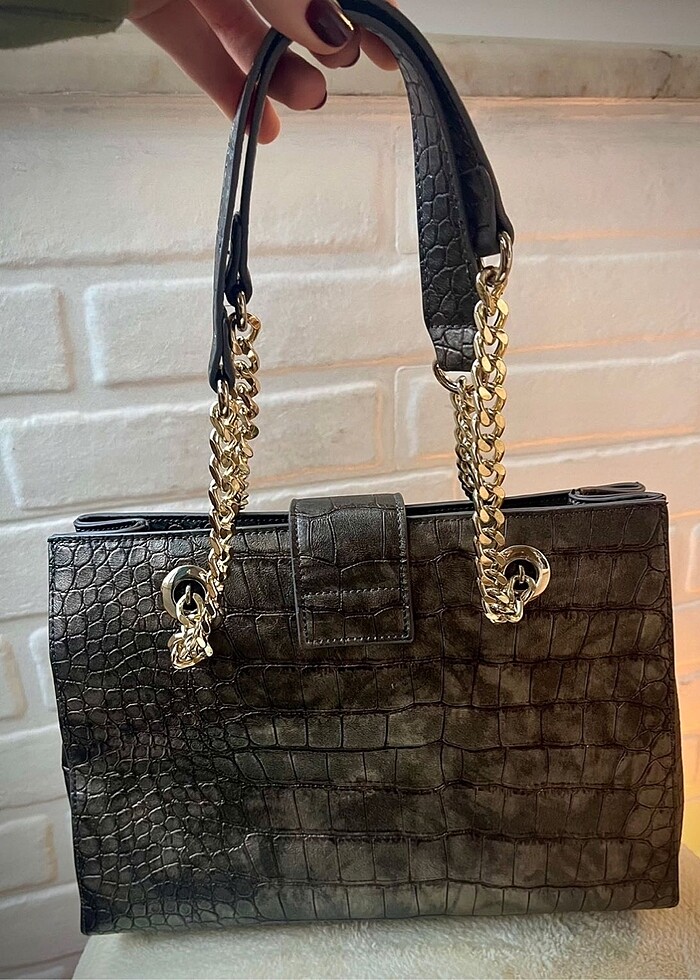 VALENTINO GRİ ÇANTA - Görsel 5