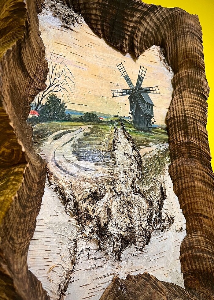 AHŞAP KÜTÜK ÇERÇEVE - Görsel 2