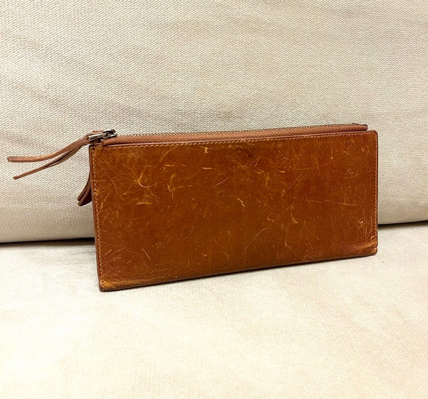Vintage Deri Kadın Cüzdanı - Görsel 4