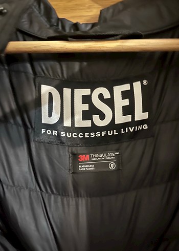 DIESEL SİYAH ŞİŞME CEKET - Görsel 3
