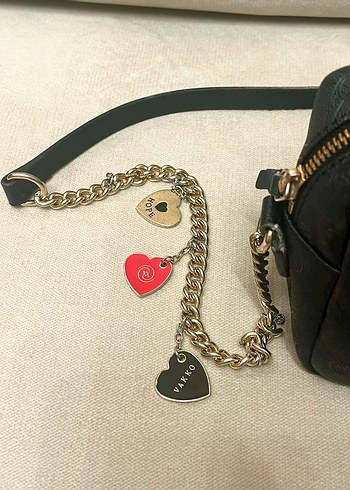 VAKKO MONOGRAM SİYAH ÇANTA - Görsel 2