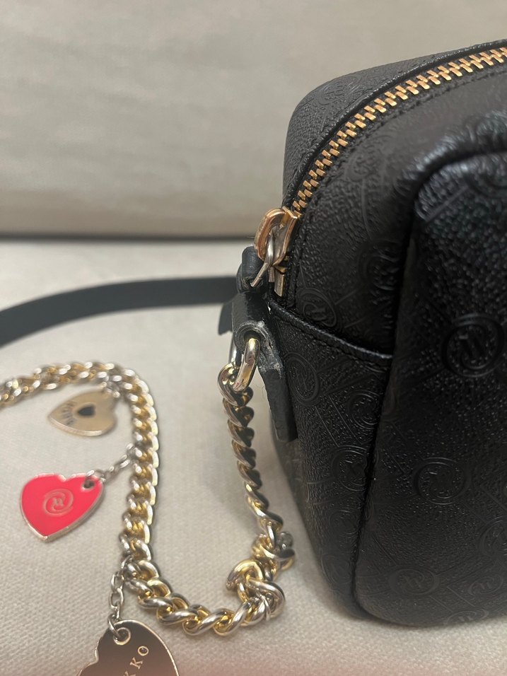 VAKKO MONOGRAM SİYAH ÇANTA - Görsel 5