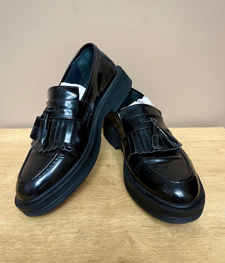 DESA SİYAH DERİ LOAFER AYAKKABI - Görsel 5