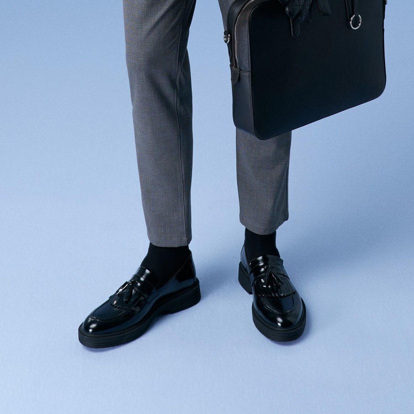 DESA SİYAH DERİ LOAFER AYAKKABI - Görsel 3