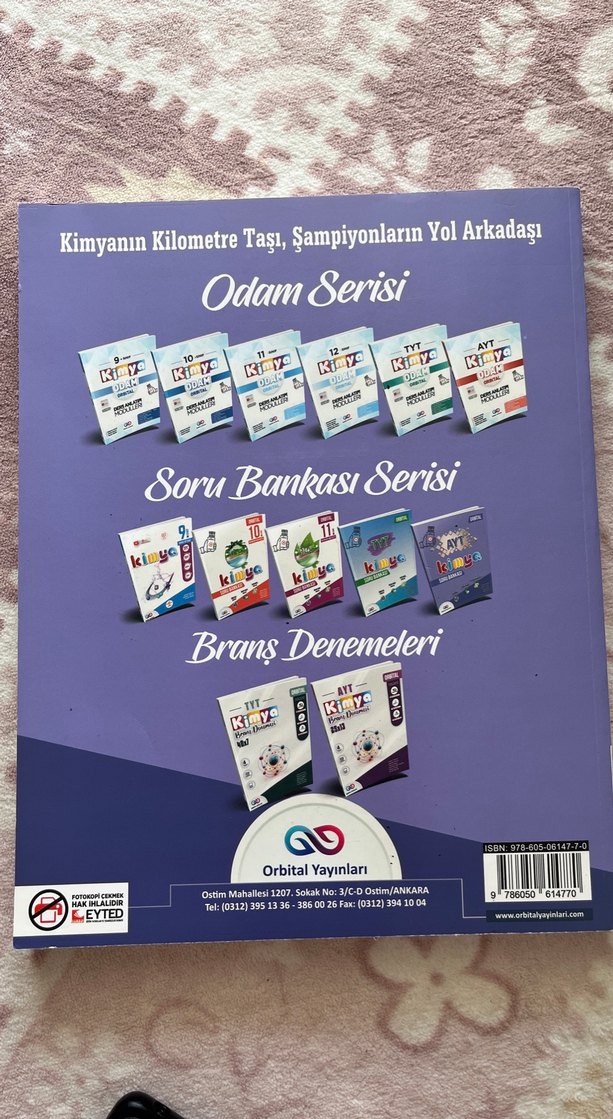 Ayt Kimya Orbital Soru Bankası - Görsel 2