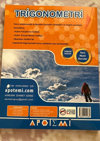 Trigonometri Soru Bankası - Fatih İhtiyaroğlu - Görsel 2
