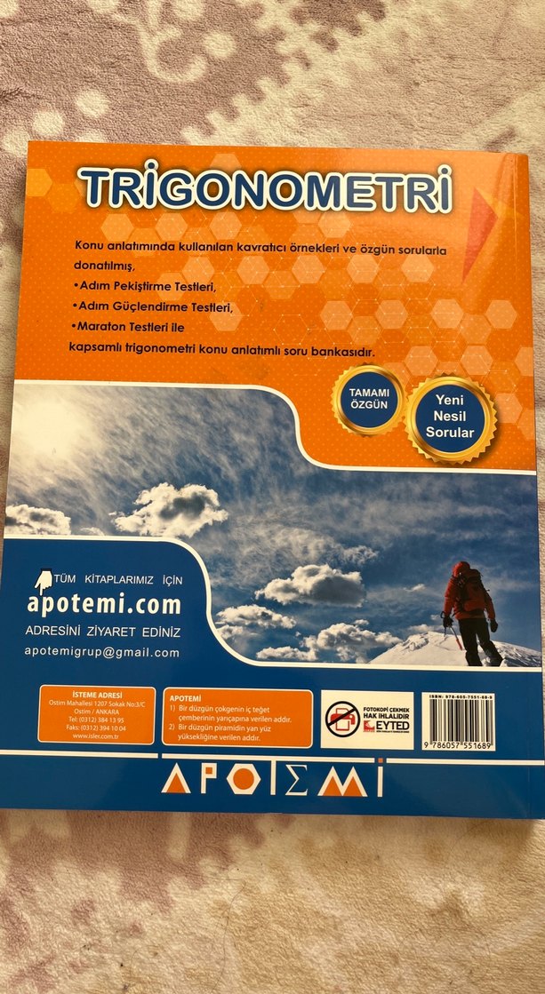 Trigonometri Soru Bankası - Fatih İhtiyaroğlu - Görsel 2