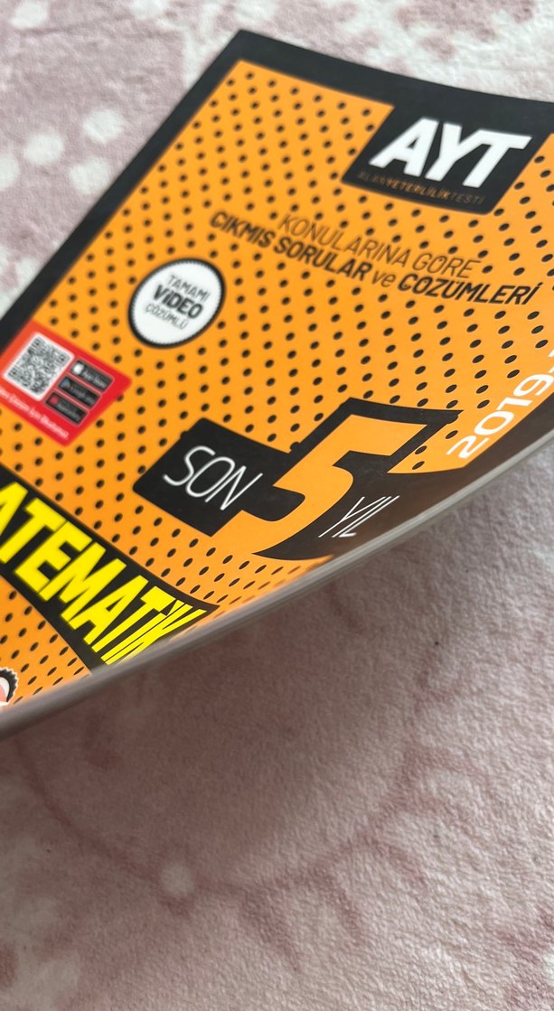 AYT Matematik Son 5 Yıl Çıkmış Sorular Kitabı - Görsel 3