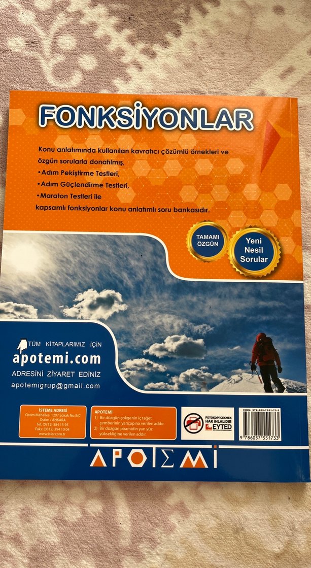Fonksiyonlar Konu Anlatımlı Soru Bankası - Görsel 2