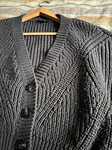 Mavi Jeans Mavi Jeans Hafif Kısa Gri Örgü Hırka