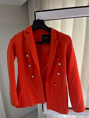 Turuncu blazer