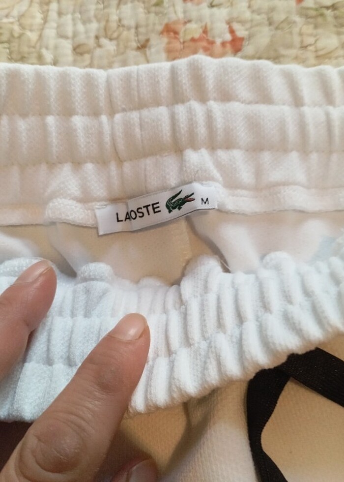 Lacoste eşofman m beden ysnında nebati hırks - Görsel 3