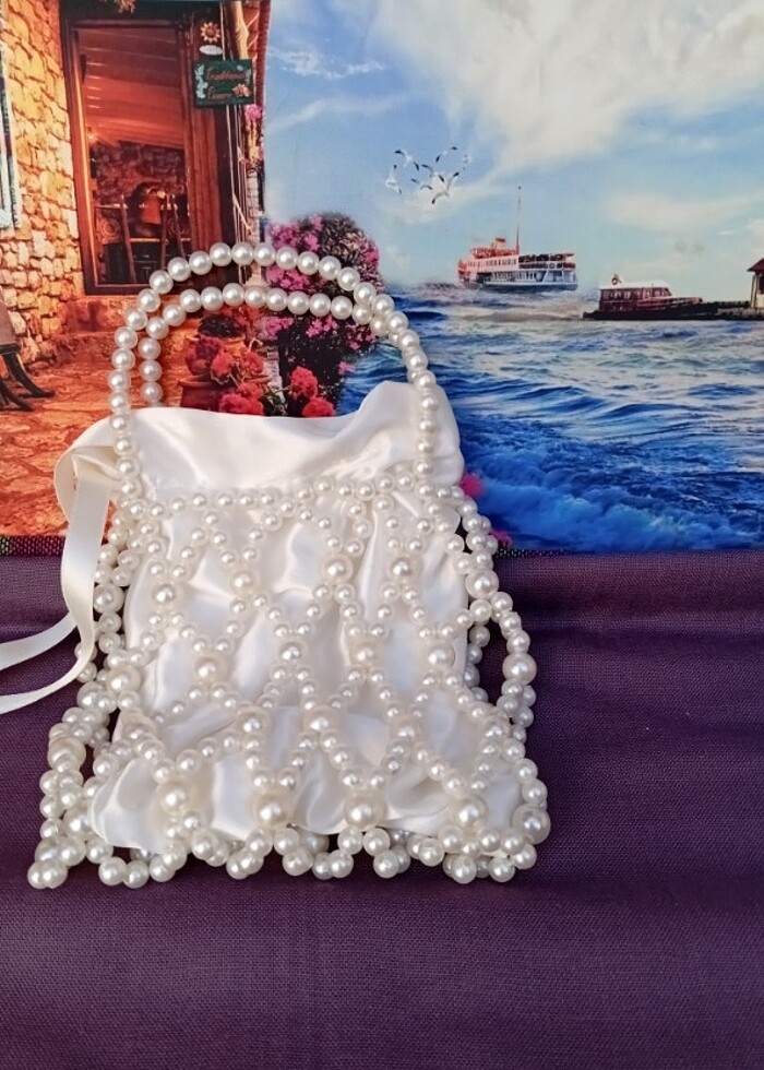 El emeğim İncili çantam - Görsel 2