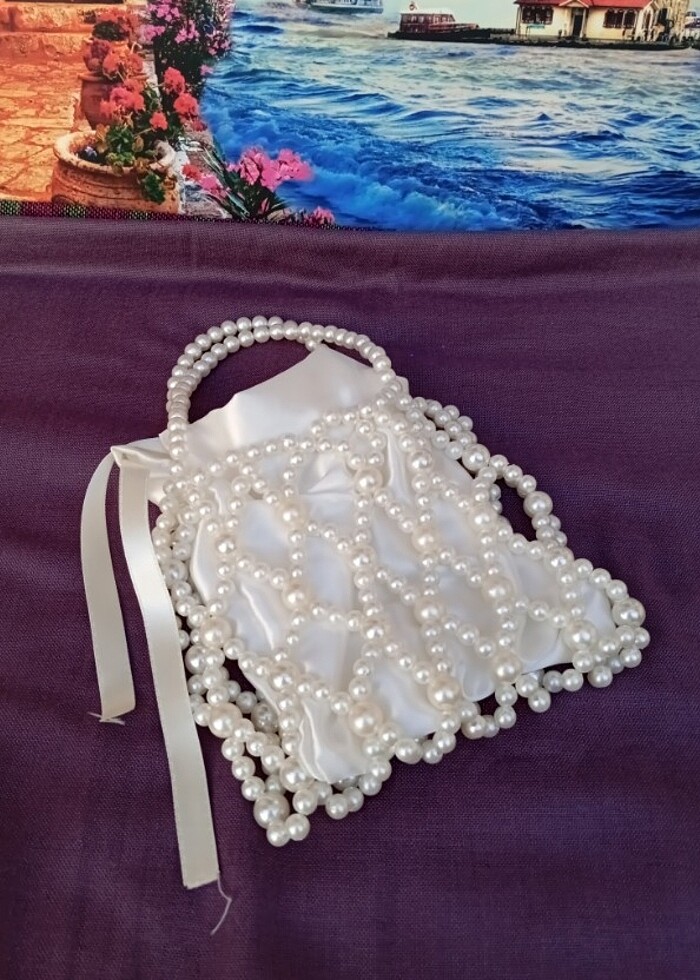 El emeğim İncili çantam - Görsel 3