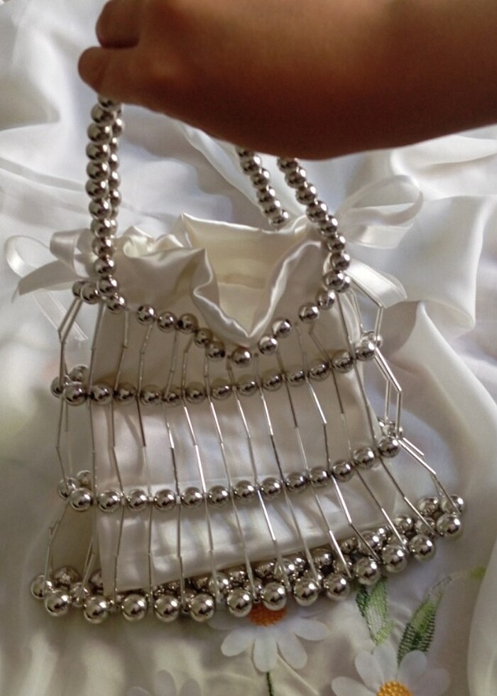 İncili boncuk çantam - Görsel 3