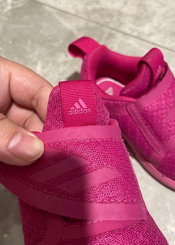 Kız Çocuk Pembe Cırt Cırtlı Spor Ayakkabı - Görsel 4