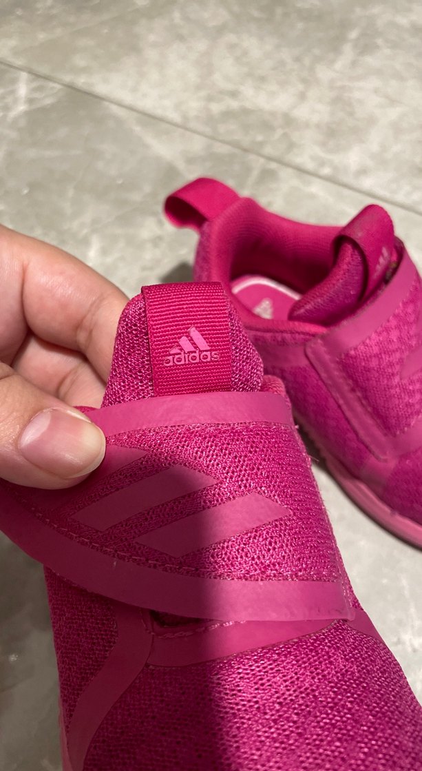 Kız Çocuk Pembe Cırt Cırtlı Spor Ayakkabı - Görsel 4