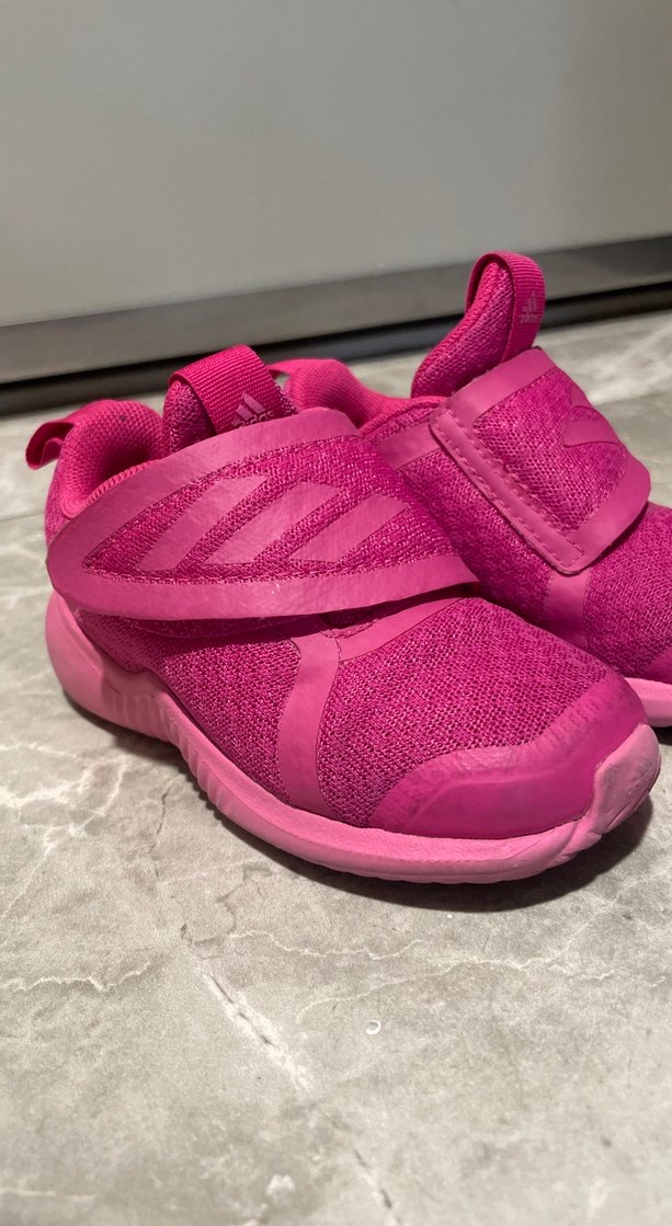 Kız Çocuk Pembe Cırt Cırtlı Spor Ayakkabı - Görsel 2