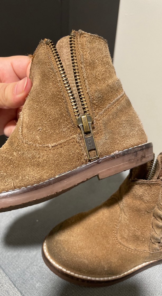 Kız Çocuk Süet Kahverengi Bot - Görsel 2