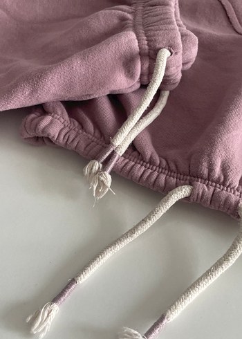 Pembe Loose Fit Kız Sweatshirt ve Eşofman - Görsel 4