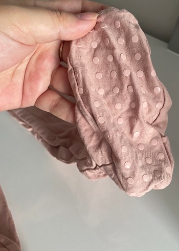 Düğmeli Pembe Bebek Kız Tulum - Görsel 5