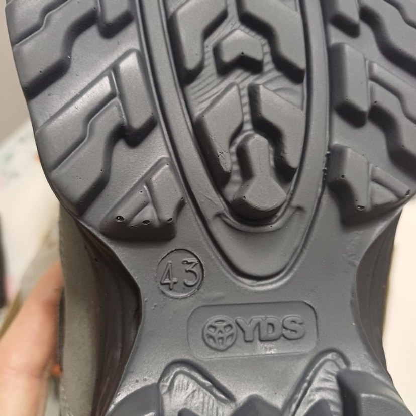 Gri Erkek Spor Ayakkabı - Cırt Cırtlı YDS işçi ayakkabı kutusund - Görsel 2