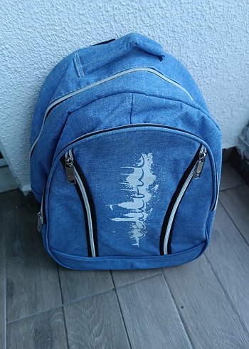 Diğer Mavi Denim Sirt Cantasi İstanbul