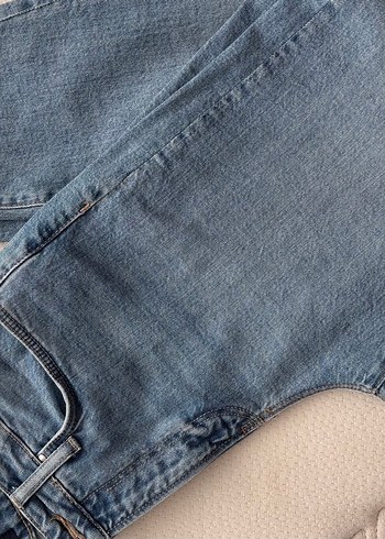Gri Mavi Kadın Denim Pantolon