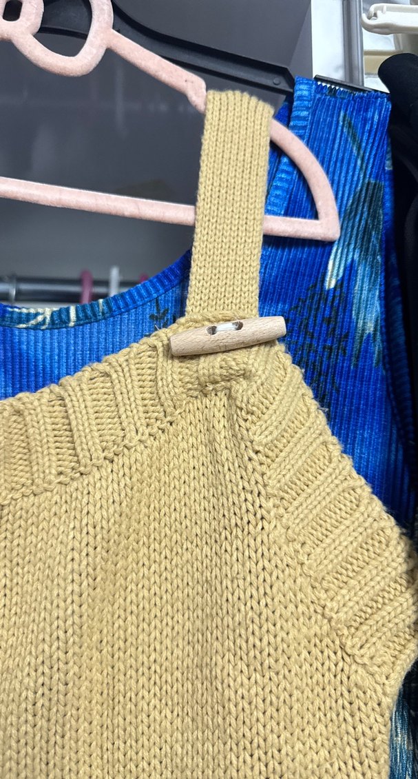 Bej Nakışlı Örgü Kadın Elbise - Görsel 3