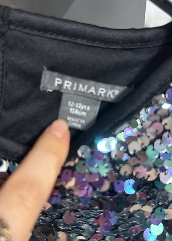 Kız Çocuk Payetli Kısa Kollu Tişört - Görsel 2