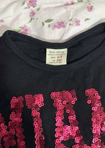 Kız Çocuk Pullu Uzun Kollu Tişört - Görsel 3