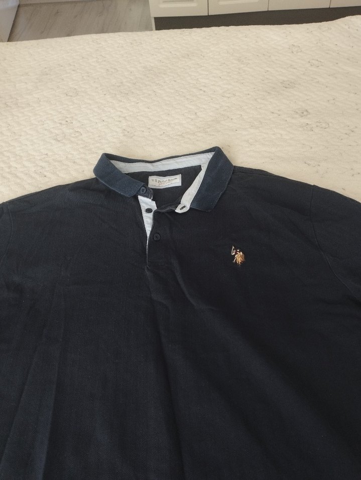 Polo Marka Erkek Siyah Uzun Kollu Polo Tişört - Görsel 2