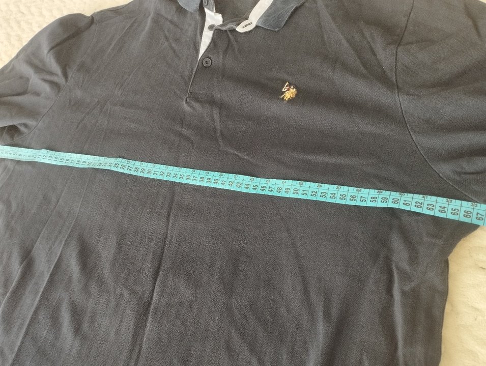 Polo Marka Erkek Siyah Uzun Kollu Polo Tişört - Görsel 5