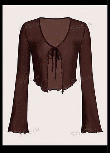 Shein bağlamalı üst