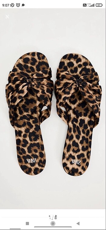 Zara Leopar Terlik