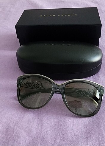  Beden Ralph Lauren Yeşil kemik güneş gözlüğü
