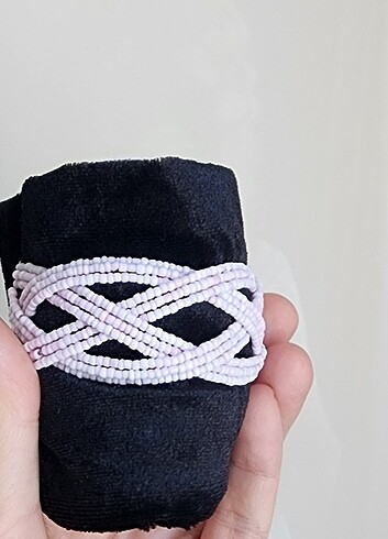 Accessorize Pembe boncuklu ayarlanabilir bileklik