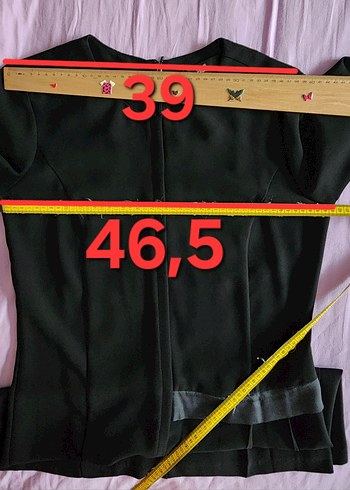 Adil Işık siyah pileli salaş uzun kollu elbise - Görsel 12