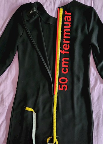 Adil Işık siyah pileli salaş uzun kollu elbise - Görsel 15