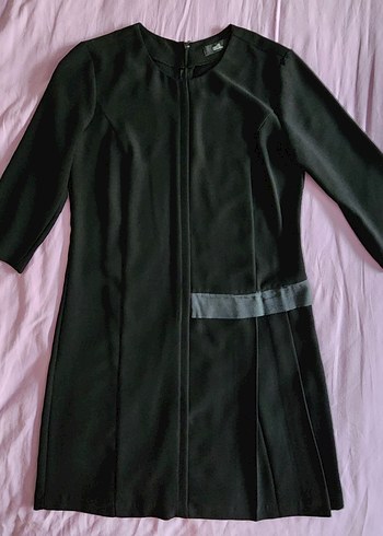 Adil Işık siyah pileli salaş uzun kollu elbise - Görsel 9