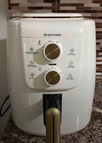 Air Pro Cook Beyaz Hava Fritözü
